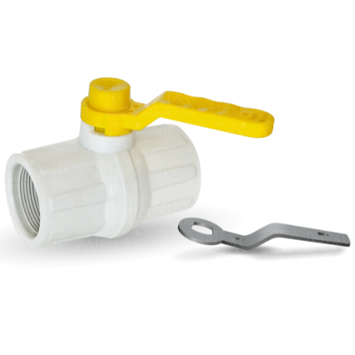 UPVC BALL VALVE METAL HANDLE-PP