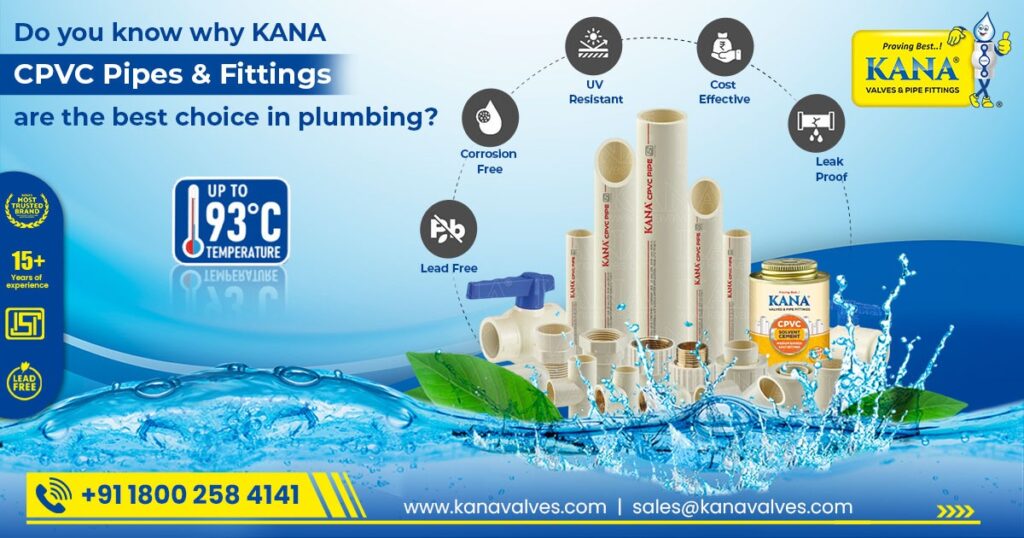 KANA CPVC Pipes & Fittings: Trusted Manufacturer and Supplier in Tamil Nadu