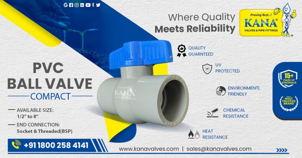 PVC Ball Valve Trusted Supplier and Exporter in Oman