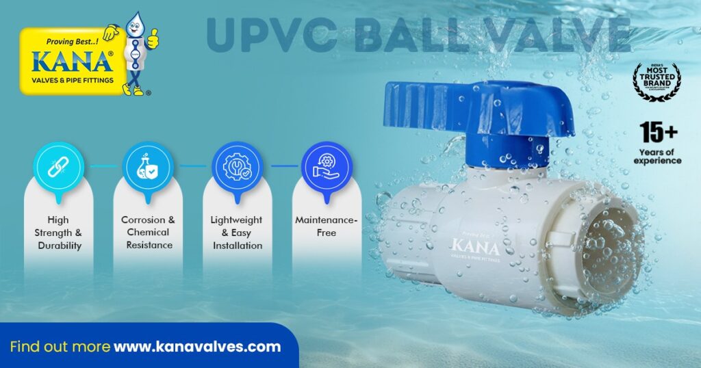 Best Quality uPVC Ball Valve Manufacturer & Supplier in Andhra Pradesh.