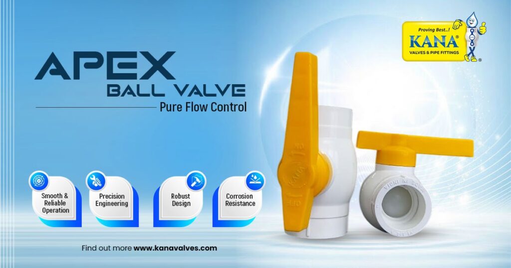 Supplier of RPVC and UPVC Apex Valves in Manipur