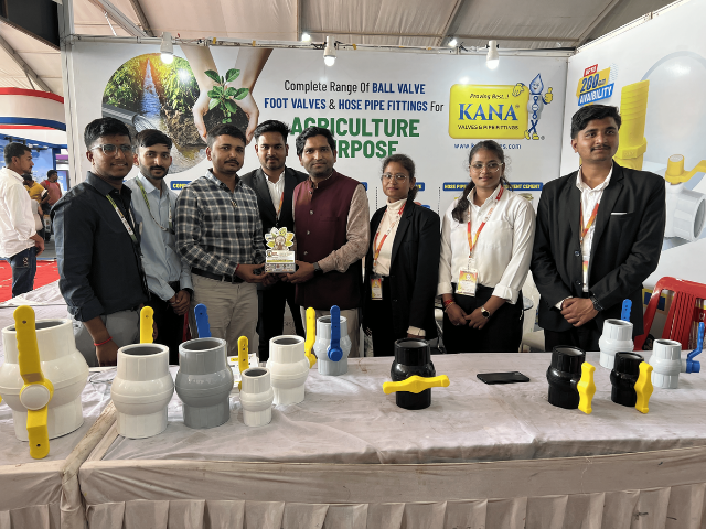 KANA VALVES at Bharat Agritech-2026, Indore, Madhya Pradesh.