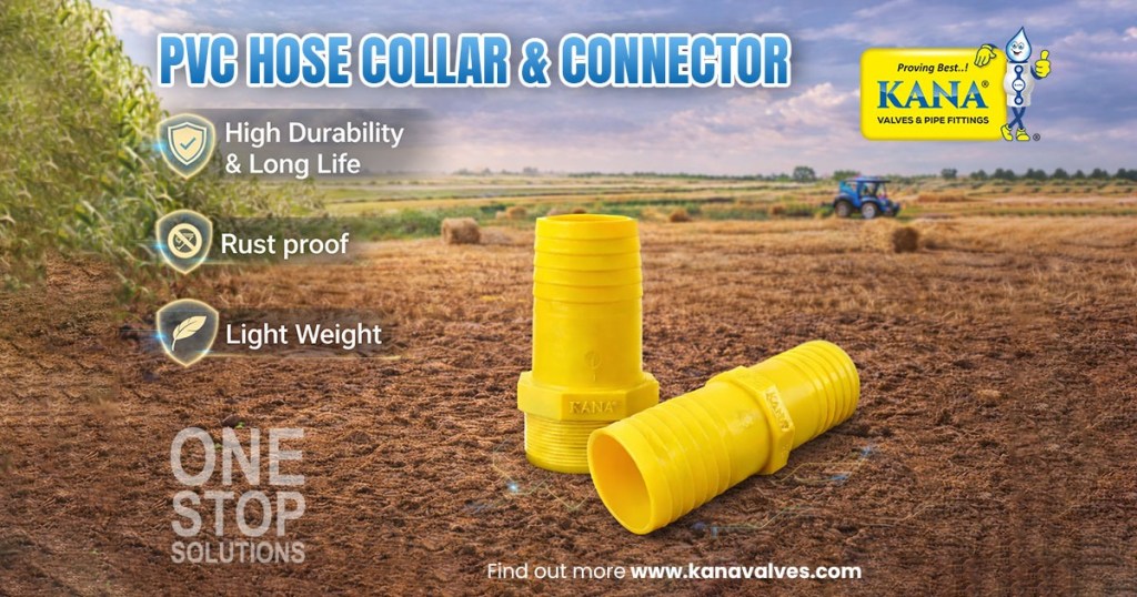 Manufacturer and Supplier of PVC Hose Connectors, Hose Nipples in Tamil Nadu for Agriculture & Industrial Application